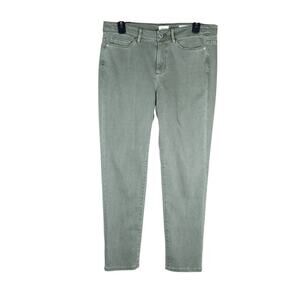 J Jill Denim Womens 10 Green Boyfriend Straight Leg Jeans Artsy Casual Wear Fit